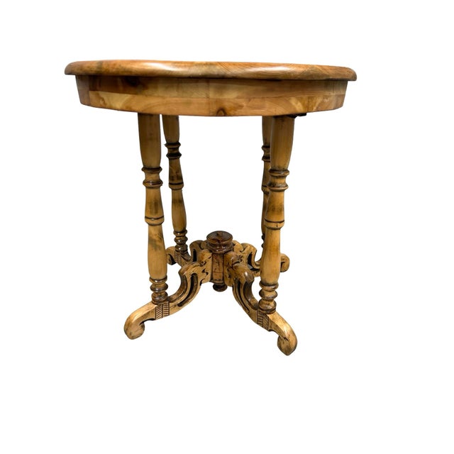 19th Century Swedish Pine Oval Pedestal Table For Sale - Image 10 of 10