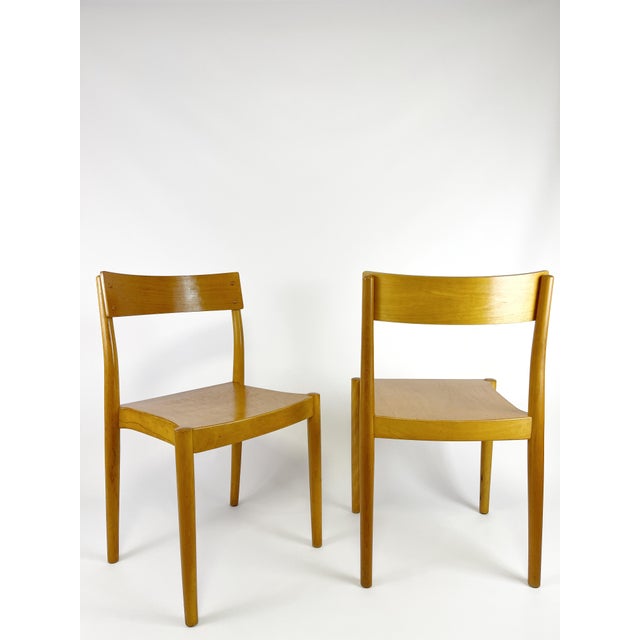 Set of Scandinavian Chairs by Peter Hvidt and Orla Nielsen for Fritz Hansen, Denmark, 1950s For Sale - Image 11 of 11