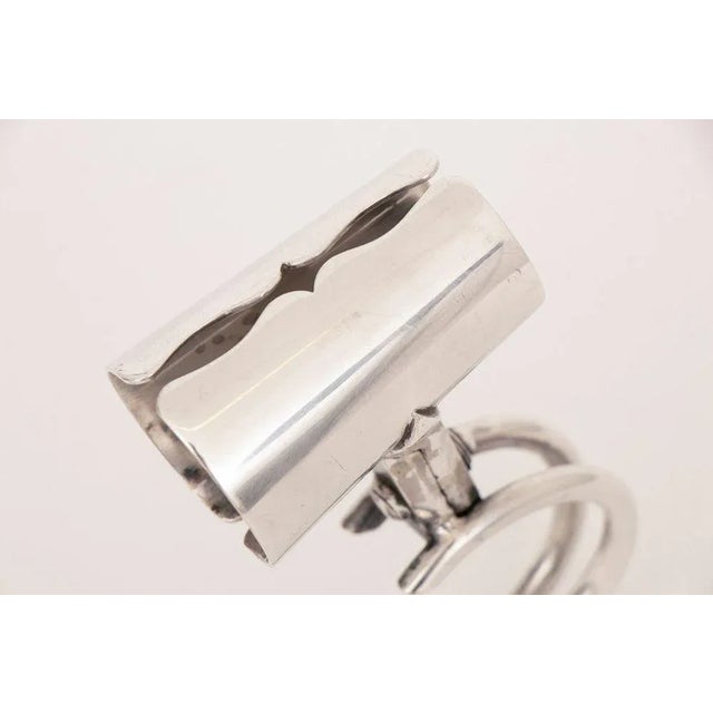 Art Deco Nickel-Plated Champagne Bottle Holder from Asprey London For Sale - Image 3 of 8