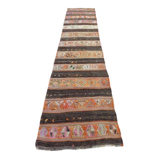 1960s Vintage Runner Rug - 32"x150" For Sale