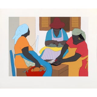 Cooking, Robert Lider Lithograph on Paper For Sale