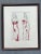 Contemporary Artwork “The Models” Framed Ink on Paper Drawing by Cassandra Auker For Sale - Image 9 of 9
