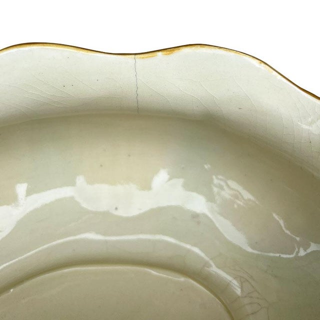 Vintage Ceramic Majolica Corn Husk Motif Tureen in Yellow and Green - Portugal For Sale In Oklahoma City - Image 6 of 6