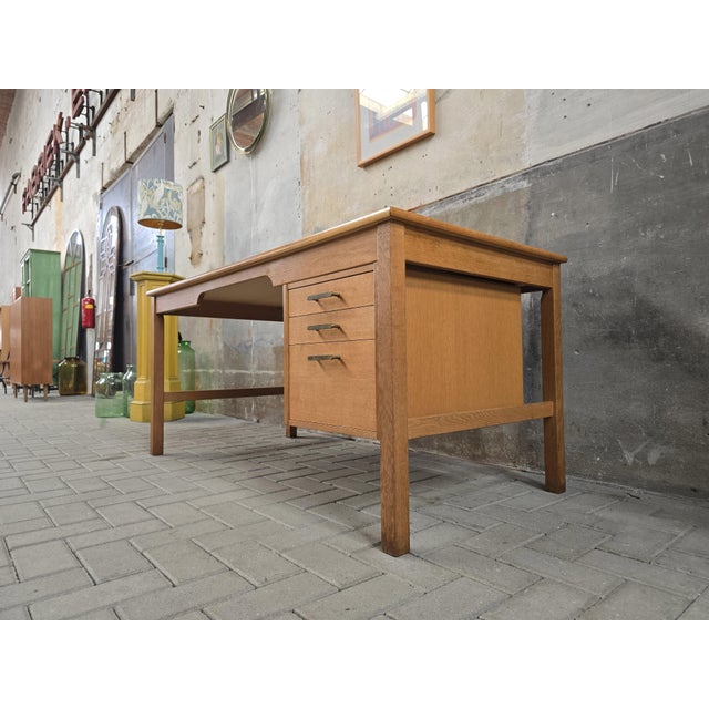 This stylish desk was designed by the famous Danish furniture designer Børge Mogensen during the 1960s. This particular...