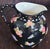 Ceramic Vintage Mary Engelbreit Black Floral Cottage Collection Creamer Sugar Set 1998 - a Pair in Original Boxes For Sale - Image 7 of 7