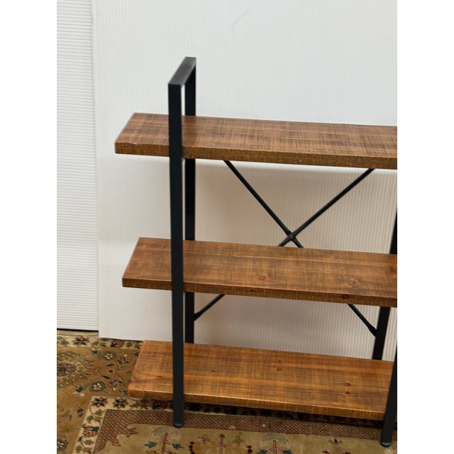 Industrial Style Bookshelf For Sale - Image 10 of 12