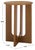 Contemporary Ashanka End Table in Walnut For Sale - Image 3 of 8