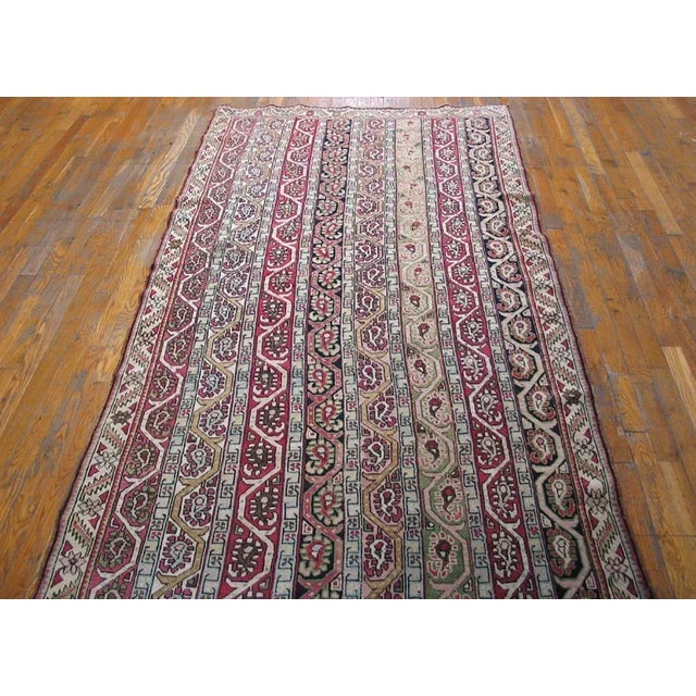 19th Century Caucasian Karabagh Carpet ( 4'2" x 11'8" - 127 x 356 ) For Sale - Image 4 of 7