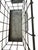 Pottery Barn Rustic Industrial 4-Basket Wall Organizer With Numbered Wood Backboard For Sale In Houston - Image 6 of 12