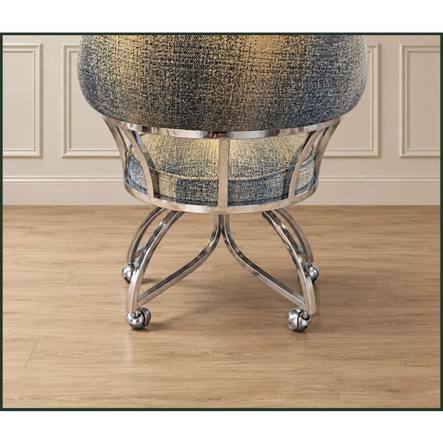 Pair of Vintage Swivel Chairs 1970's For Sale - Image 4 of 9