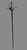 17th century shell-shaped rapier with a tazaIron hilt, pierced shell guard, filigreed iron gripStraight blade with two...