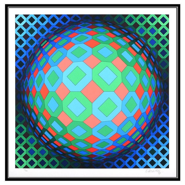Op Art 1990s Vega Cor, Victor Vasarely For Sale - Image 3 of 7