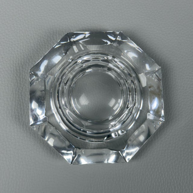 Belgian Crystal Ashtray from Val Saint Lambert For Sale - Image 6 of 11