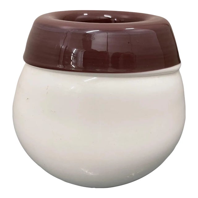 1990s Post Modern Glass Decorative Vase , Italy For Sale