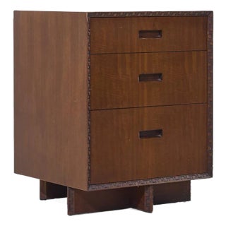 Frank Lloyd Wright for Heritage Henredon 'Taliesin' Mid Century Mahogany Nightstand For Sale