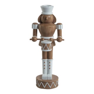 Gelsey 9.75" Tall Nutcracker Taper Candle Holder, Style 2 For Sale