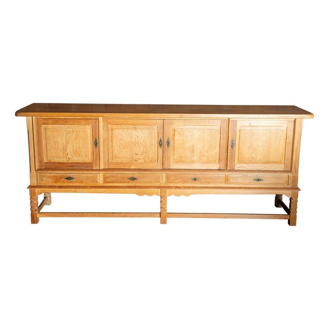 1960s Danish Oak Sideboard by Henning Kjaernulf, Mid-Century Modern, Attributed For Sale