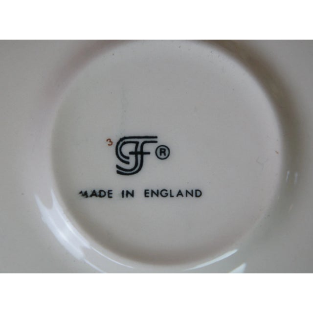 White Vintage Franciscan Apple Pattern Dinnerware Hand Painted Usa England - 120 Piece For Sale - Image 8 of 13