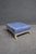 Blue Louis XV Style Painted Ottoman With Blue Paisley Upholstery For Sale - Image 8 of 8