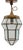 Cut Glass and Brass Pendant Light in the style of Adolf Loos, Austria, 1930s For Sale