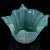 Mid 20th Century Vintage Fratelli Toso Murano Large Ribbons Italian Art Glass Sculptural Fazzoletto Flower Vase Centerpiece Bowl For Sale - Image 5 of 11