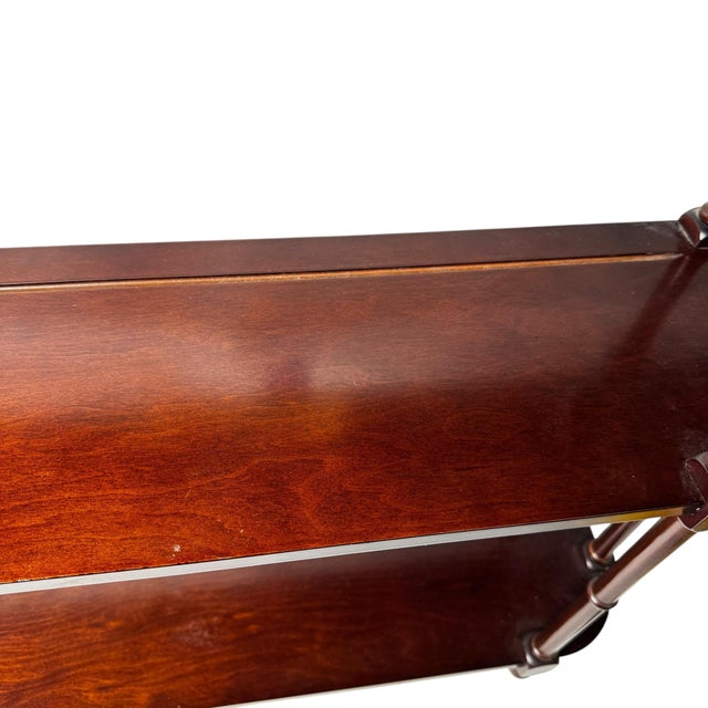 Chippendale 20th Century Bombay Mahogany Wall Etagere For Sale - Image 3 of 9