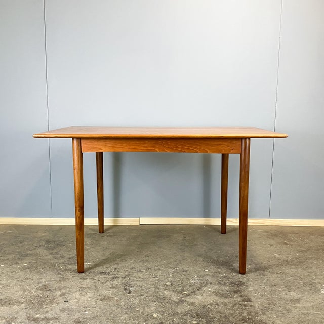 Vintage Dining Table in Teak, 1960s For Sale - Image 6 of 9