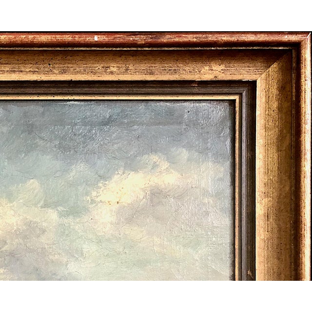Decorative Wetlands Landscape After 19th-Century Dutch School For Sale - Image 4 of 12
