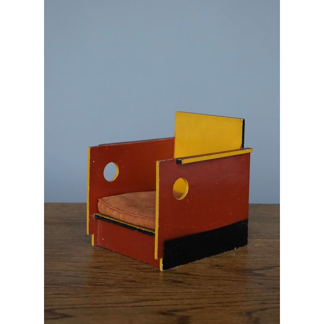 Wood Vintage Toy Chair by Ko Verzuu for Ado, 1930s For Sale - Image 7 of 9