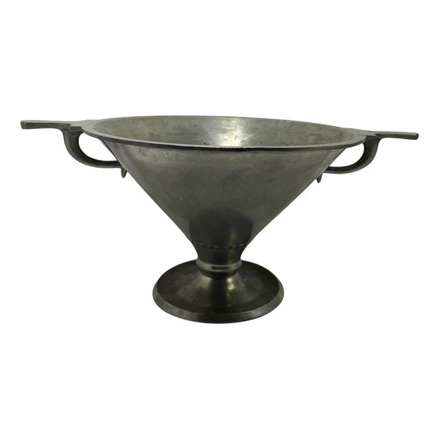 Pewter Compote Bowl by Edvin Ollers, Sweden, 1907 For Sale