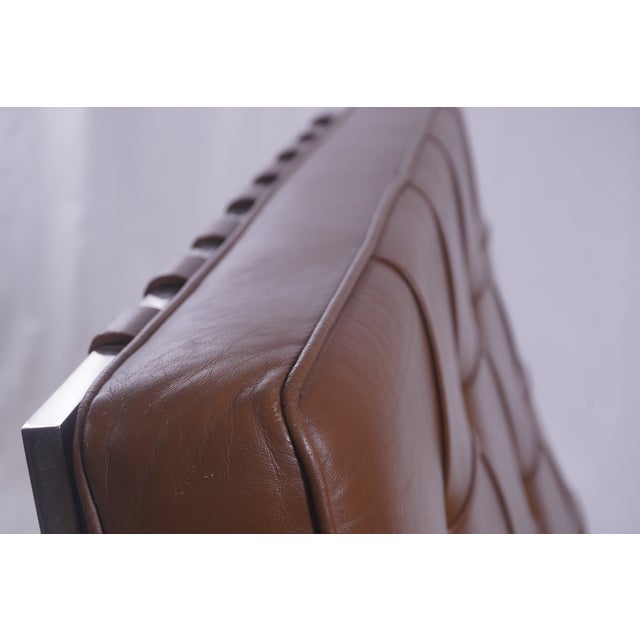 1950s Florence Knoll Barcelona Chairs Designed by Ludwig Mlies Van Der Rohe From the Gm Tech Center For Sale - Image 9 of 15