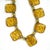 Vintage 1920s Czech Citrine Art Glass Egyptian Revival Necklace For Sale - Image 4 of 6