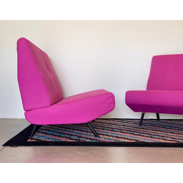 Arflex Set of Triennale Model Sofas by Marco Zanuso for Arflex, 1950s For Sale - Image 4 of 18