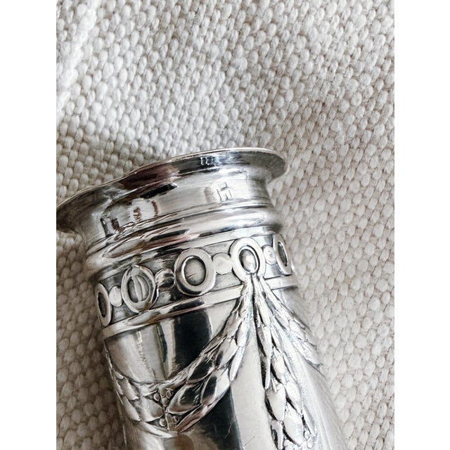 Ercuis Antique Silver Toothpick Holder From the Ritz Hotel London For Sale - Image 4 of 6