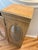 Mid-Century Modern 1980's Ethan Allen Style Blonde Pier-Curio Cabinet, With Handcrafted Wood Details For Sale - Image 3 of 7
