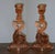 Pink Depression Glass Dolphin Candlesticks – l.e. Smith, 1930s – Pair For Sale - Image 4 of 10