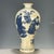 White Chinese Blue & White Crackle Glaze Porcelain Vase With Figural Scene For Sale - Image 8 of 9