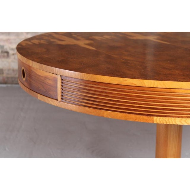 Mid-Century Drum Yew Dining Table by Robert Heritage for Archie Shine, 1950s For Sale - Image 12 of 14