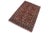 Shabby Chic Turkish Antique Hereke Red Blue Wool & Silk Rug - 4'0''x6'0'' For Sale - Image 3 of 10