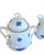 1930s Antique Adderley England “Chelsea Blue” 75-Piece Bone China Set, 1930s • Raised For Sale - Image 5 of 18