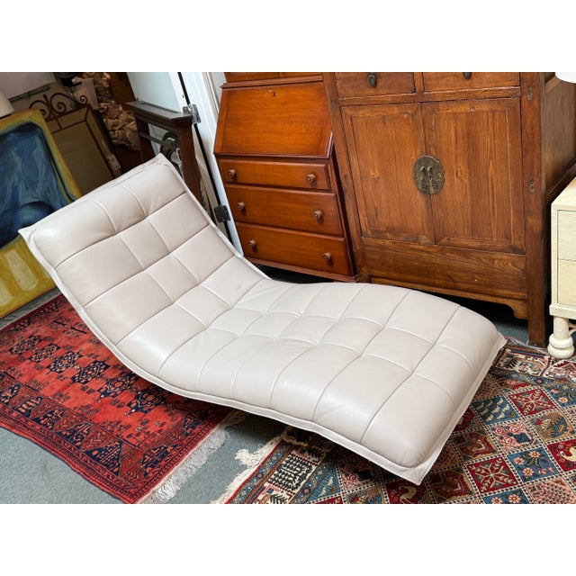 Roche Bobois Zeno Nugari for Roche Bobois Arioso Chaise Lounge For Sale - Image 4 of 16