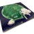 George Jones Majolica Trompe L'oeil Rare Tile, naturalistically molded in high relief with a large green-glazed lily pad...