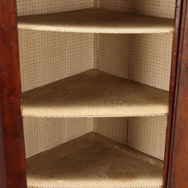 Wood Umbertino Corner Cabinet in Fir and Poplar For Sale - Image 7 of 10
