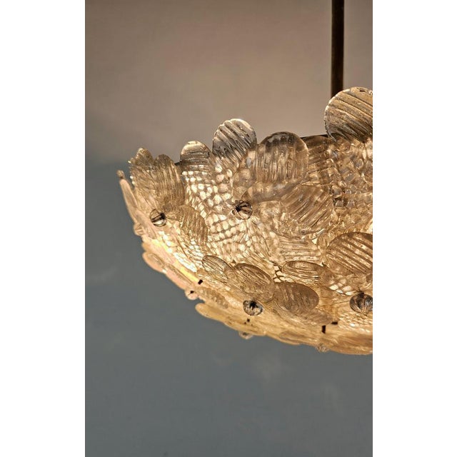 Murano Glass Flower Basket Pendant from Barovier & Toso, Italy For Sale - Image 11 of 13