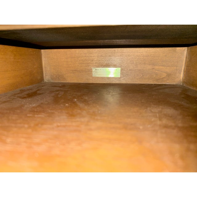 Wood 1990s Michael Taylor Designs "Lombardi" Serpentine Sideboard Buffet, 79" Wide For Sale - Image 7 of 8