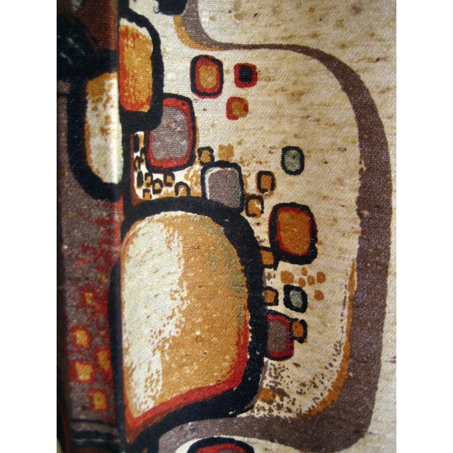 Textile Pair of French Mid-Century Modern 1970 Pair of Curtains -Drapes For Sale - Image 7 of 13