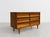 Mid Century Modern Walnut Lowboy Dresser, c. 1960s. This beautifully refinished six-drawer dresser features warm walnut...