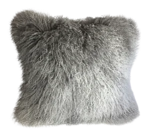 Contemporary Cashmere Fur Pillow