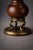 1970s Sculptural Faux Bois & Brass Table Lamp — Tall 38” Statement Lamp With Claw Foot Base For Sale - Image 4 of 6