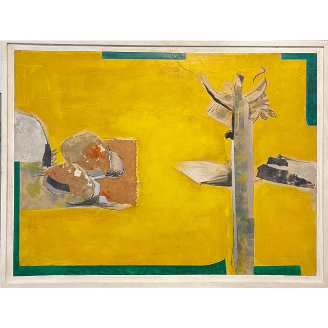 Surrealism David Hare, 1970 Mod Surrealist Painting Collage David Hare Abstract Landscape Summer Land, 1970 For Sale - Image 3 of 15